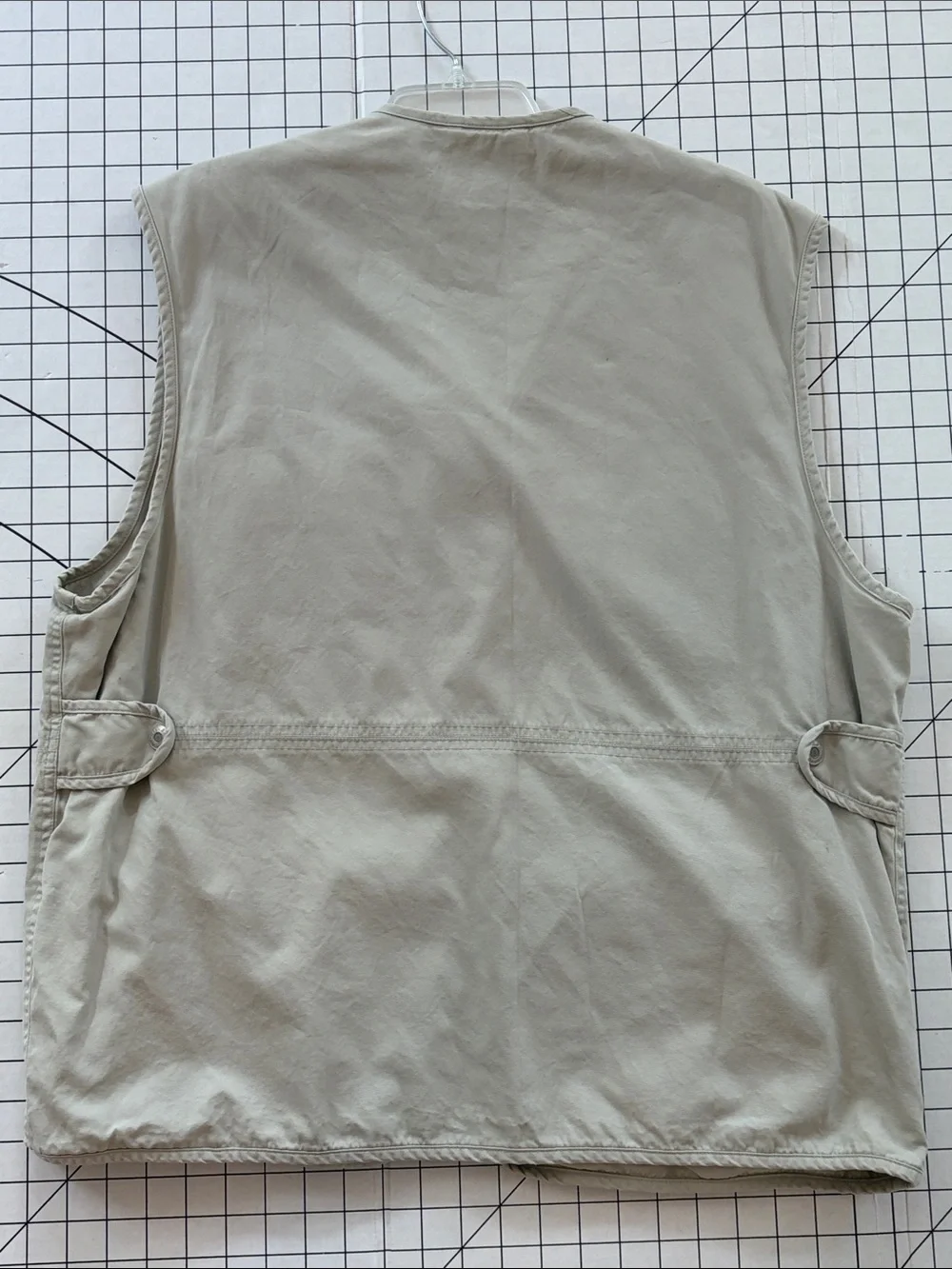 Title: Vintage Banana Republic Safari Travel Photojournalist Vest Size L